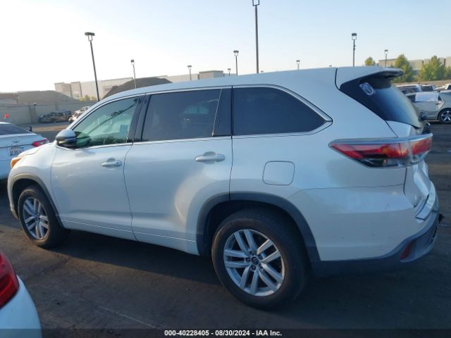 5TDZARFH5GS022492 Toyota Highlander Le