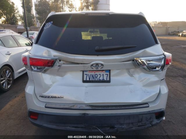5TDZARFH5GS022492 Toyota Highlander Le