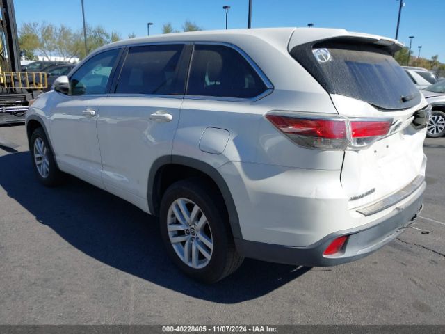 5TDZARFH5GS022492 Toyota Highlander Le