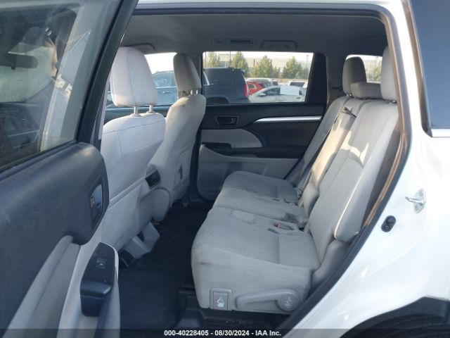 5TDZARFH5GS022492 Toyota Highlander Le