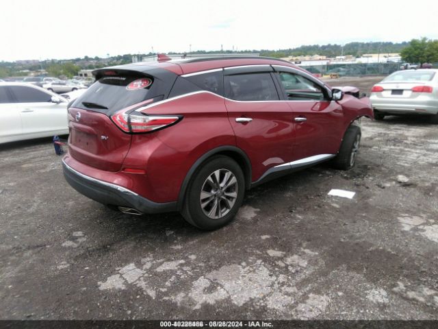 5N1AZ2MG0JN155192 Nissan MURANO SV
