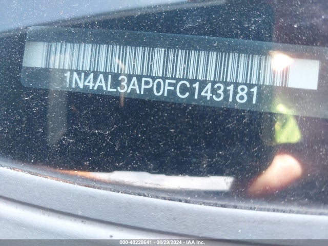 Nissan Altima 2.5 Sl 2015 1N4AL3AP0FC143181 Image 9