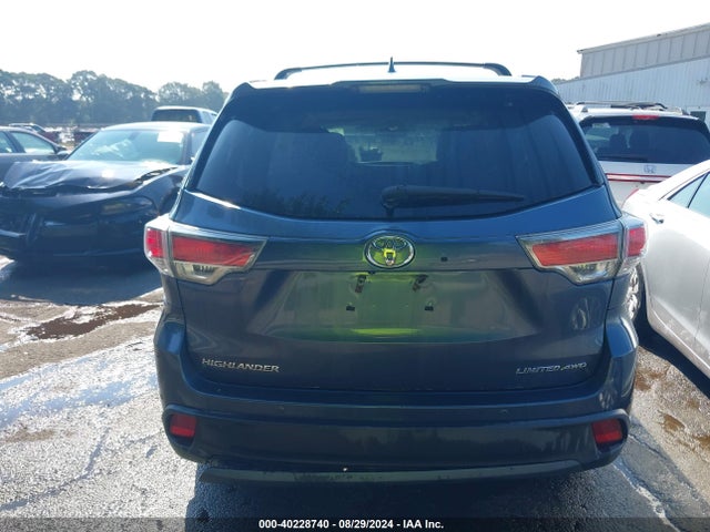5TDDKRFH0GS318916 Toyota Highlander Limited V6