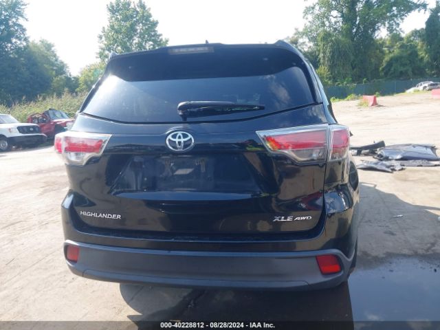 5TDJKRFH9FS114195 Toyota Highlander Xle V6