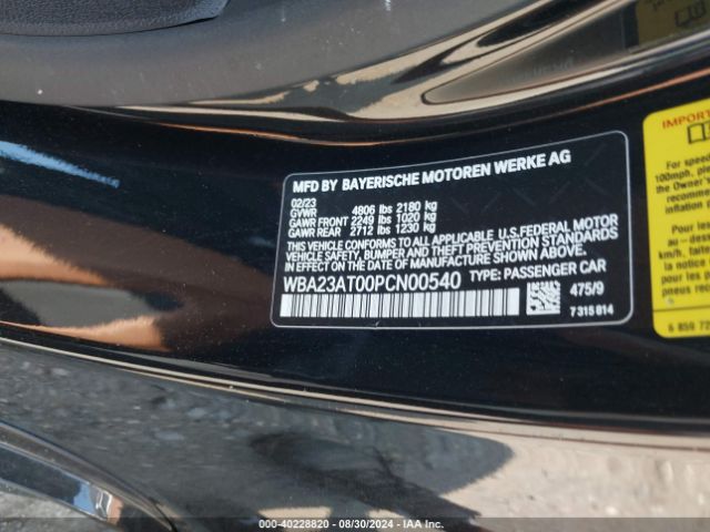 WBA23AT00PCN00540 BMW 430I