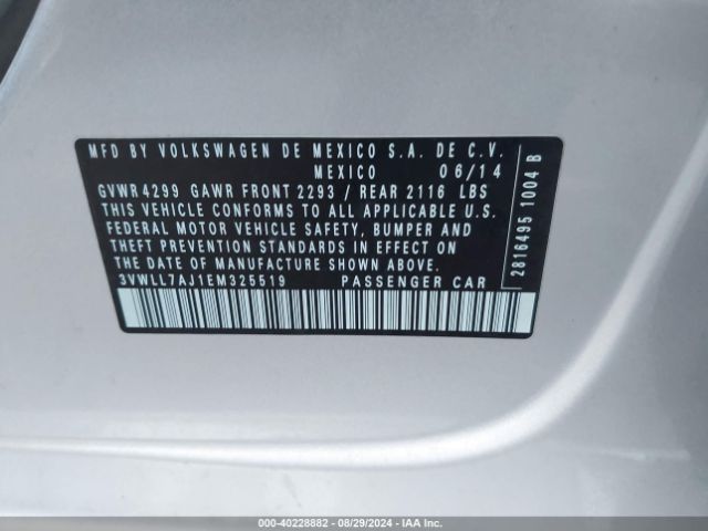 3VWLL7AJ1EM325519 Volkswagen Jetta 2.0l Tdi Value Edition
