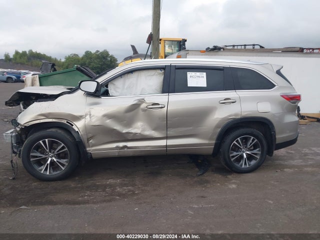 Toyota Highlander Xle V6 2016 5TDJKRFH4GS321174 Image 14
