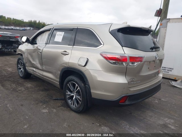 Toyota Highlander Xle V6 2016 5TDJKRFH4GS321174 Image 3