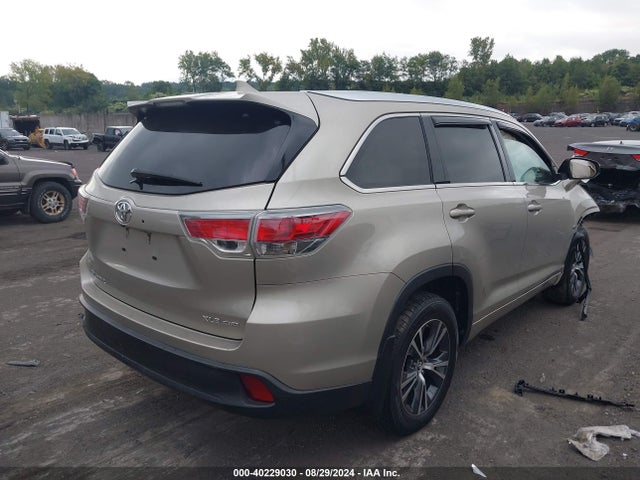 Toyota Highlander Xle V6 2016 5TDJKRFH4GS321174 Image 4