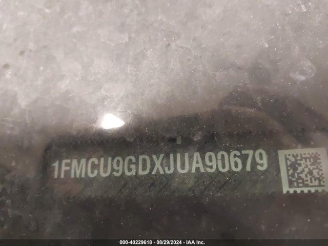 Ford ESCAPE SE 2018 1FMCU9GDXJUA90679 Image 9