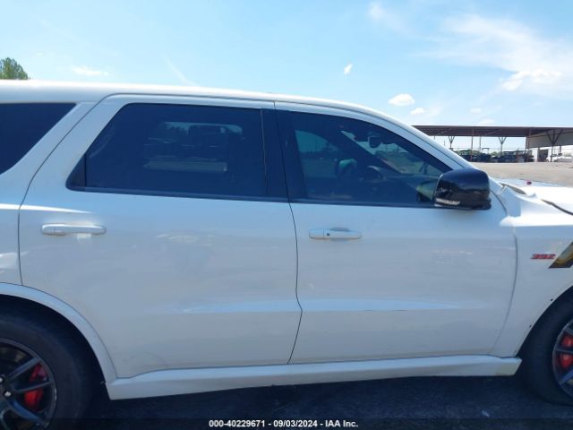 1C4SDJGJ9JC218293 Dodge Durango Srt Awd