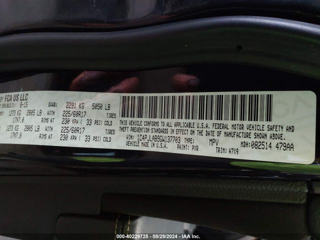 1C4PJLAB9GW137703 Jeep Cherokee Sport