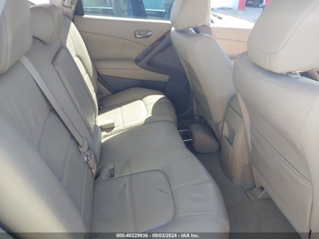 JN8AZ1MW1EW505410 Nissan Murano Le/s/sl/sv