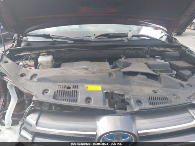 5TDDGRFH6KS059407 Toyota Highlander Hybrid Limited Platinum