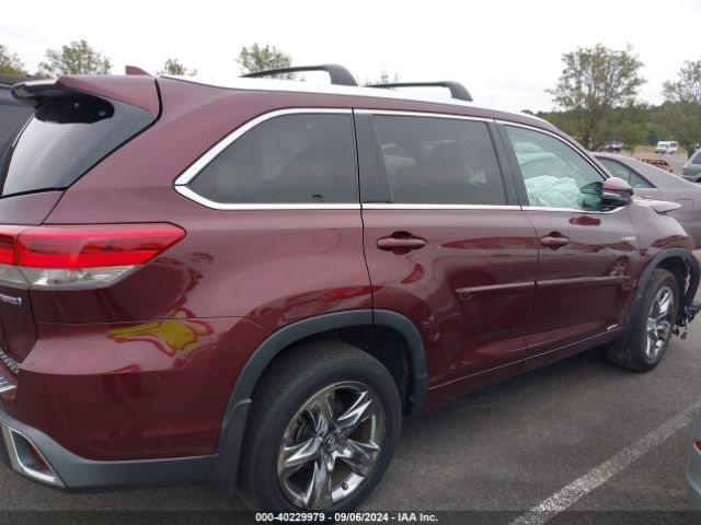 5TDDGRFH6KS059407 Toyota Highlander Hybrid Limited Platinum