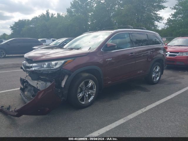 5TDDGRFH6KS059407 Toyota Highlander Hybrid Limited Platinum
