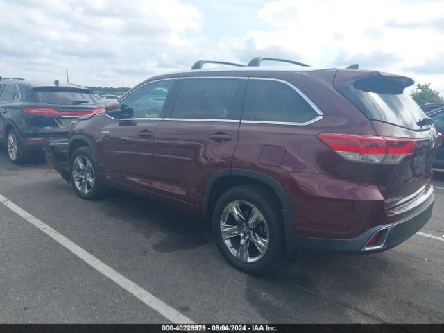 5TDDGRFH6KS059407 Toyota Highlander Hybrid Limited Platinum