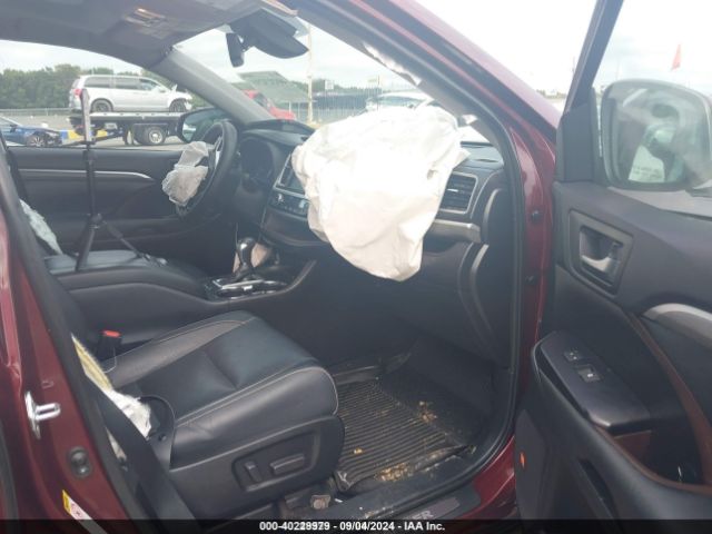 5TDDGRFH6KS059407 Toyota Highlander Hybrid Limited Platinum