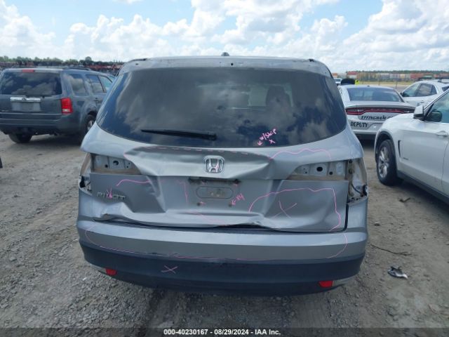 5FNYF5H70GB045001 Honda Pilot Ex-l