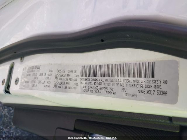1C4PJLAS3HW607435 Jeep Cherokee Altitude Fwd