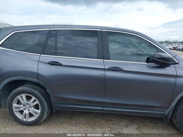 5FNYF6H12HB006820 Honda PILOT LX