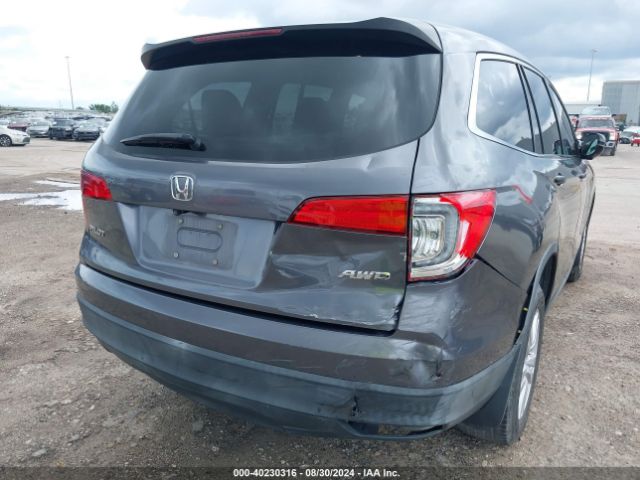5FNYF6H12HB006820 Honda PILOT LX