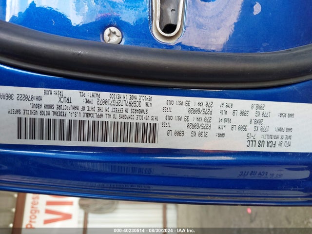 RAM 1500 Big Horn 2015 3C6RR7LT2FG710072 Image 9