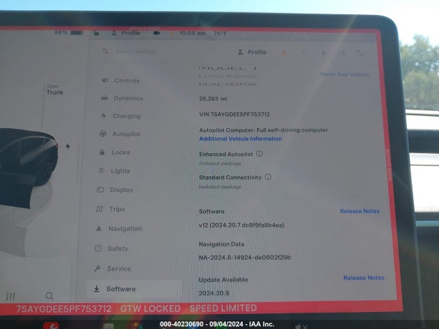 2023 TESLA MODEL Y 7SAYGDEE5PF753712 Photo 6