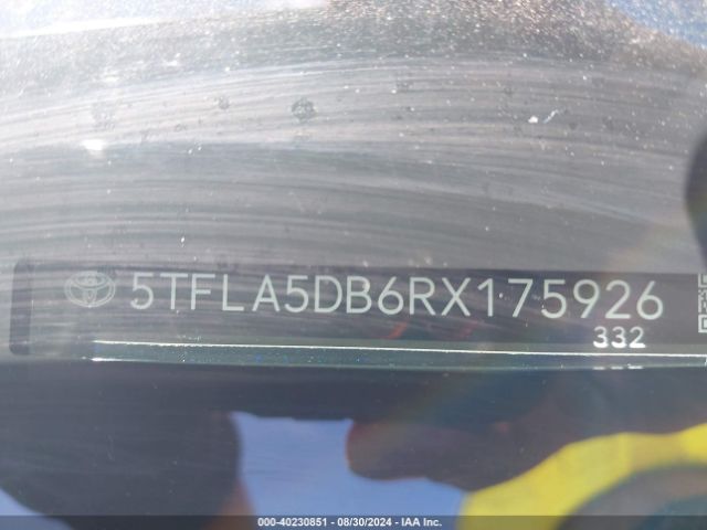 5TFLA5DB6RX175926 Toyota Tundra Sr5
