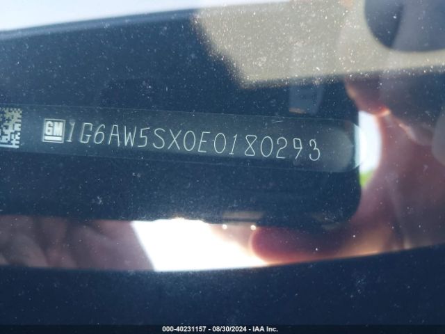 1G6AW5SX0E0180293 Cadillac Cts Standard