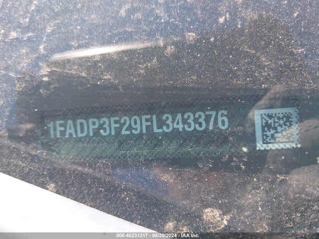 Ford FOCUS SE 2015 1FADP3F29FL343376 Image 9