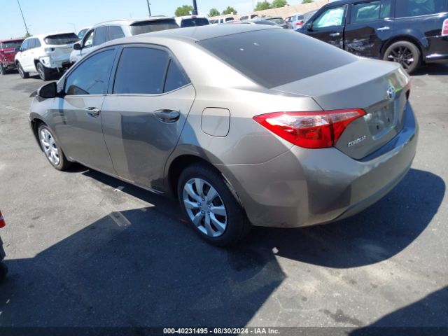 2T1BURHE3KC232697 Toyota COROLLA LE