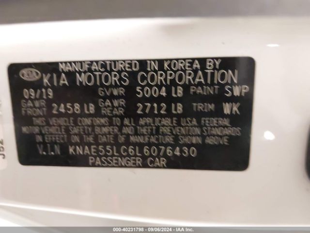 KNAE55LC6L6076430 KIA Stinger Gt2