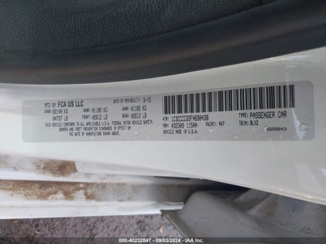 1C3CCCCG5FN690438 Chrysler 200 C