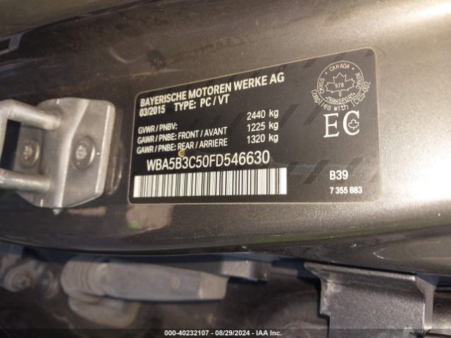 WBA5B3C50FD546630 BMW 535i Xdrive