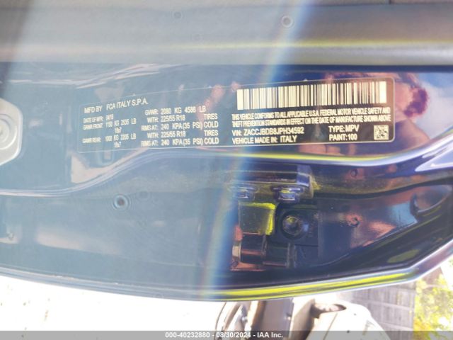 ZACCJBDB8JPH34592 Jeep Renegade Limited 4x4
