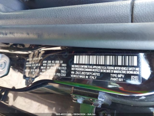 ZACCJBDT9FPC48793 Jeep Renegade Limited
