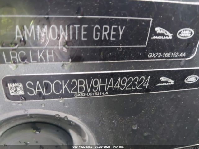 SADCK2BV9HA492324 Jaguar F-pace 35t Prestige