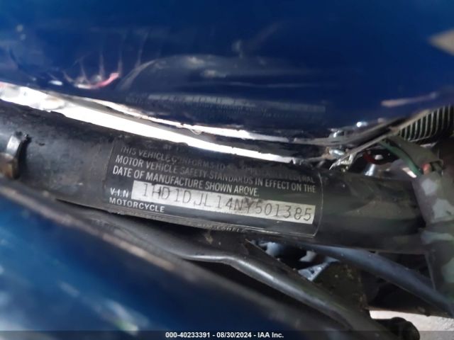 1992 HARLEY-DAVIDSON FLHT 1HD1DJL14NY501385 Photo 9