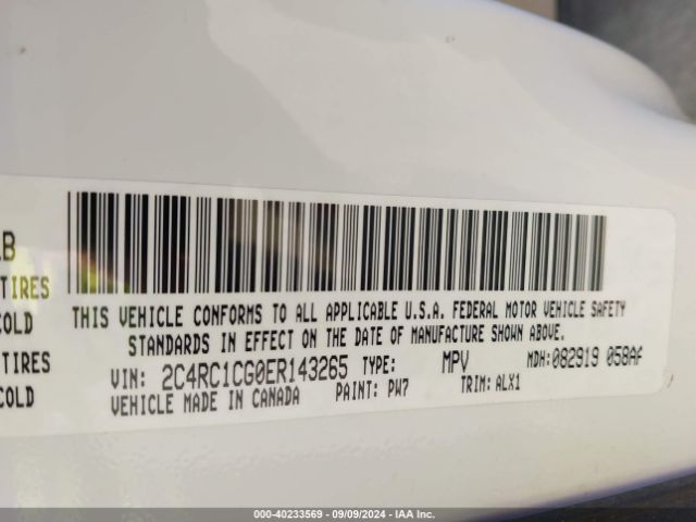 2C4RC1CG0ER143265 Chrysler Town & Country Touring-l