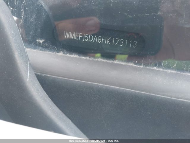 WMEFJ5DA8HK173113 Smart Fortwo Passion/prime/proxy/pure