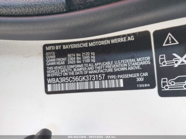 WBA3R5C56GK373157 BMW 435i Xdrive