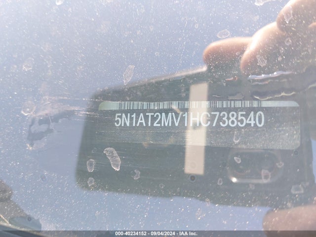 Nissan ROGUE SV 2017 5N1AT2MV1HC738540 Image 9