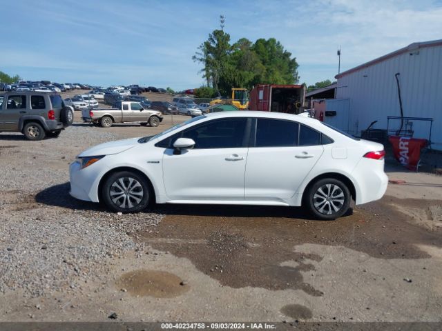 JTDEBRBE0LJ016999 Toyota Corolla Hybrid Le
