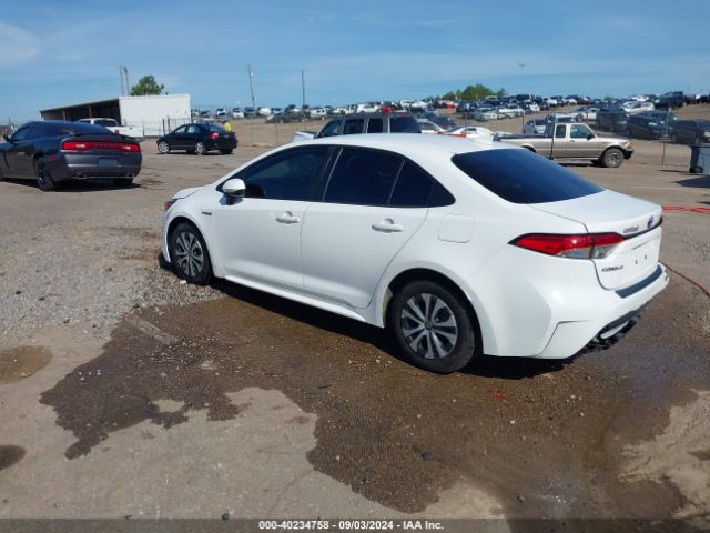 JTDEBRBE0LJ016999 Toyota Corolla Hybrid Le