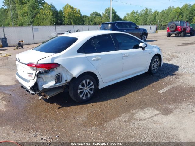 JTDEBRBE0LJ016999 Toyota Corolla Hybrid Le