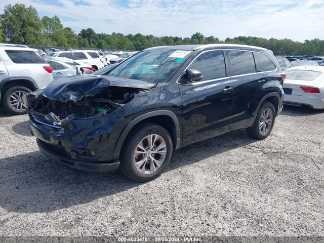 Toyota Highlander Xle V6 2015 5TDKKRFH2FS069685 Image 2