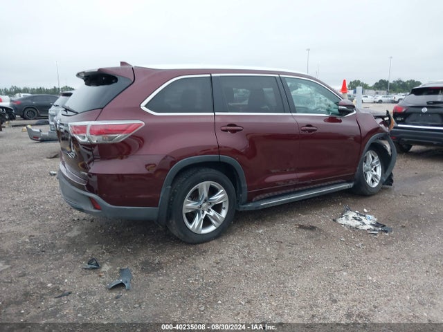 5TDYKRFH5ES014124 Toyota Highlander Limited V6