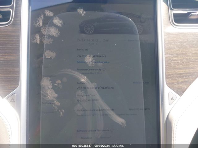 5YJSA1H1XEFP36848 Tesla Model S P85