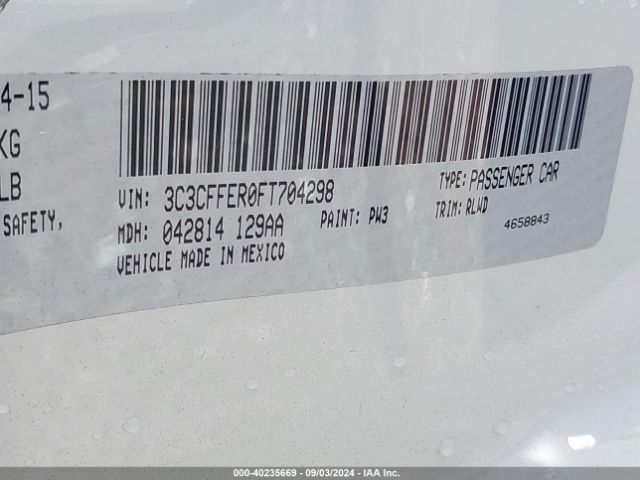 2015 FIAT 500C 3C3CFFER0FT704298 Photo 8